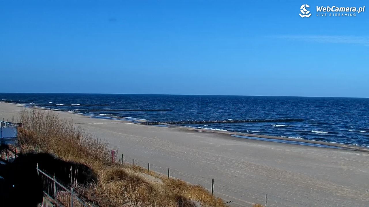 NIECHORZE - widok na plażę i morze - 29 marzec 2026, 10:18