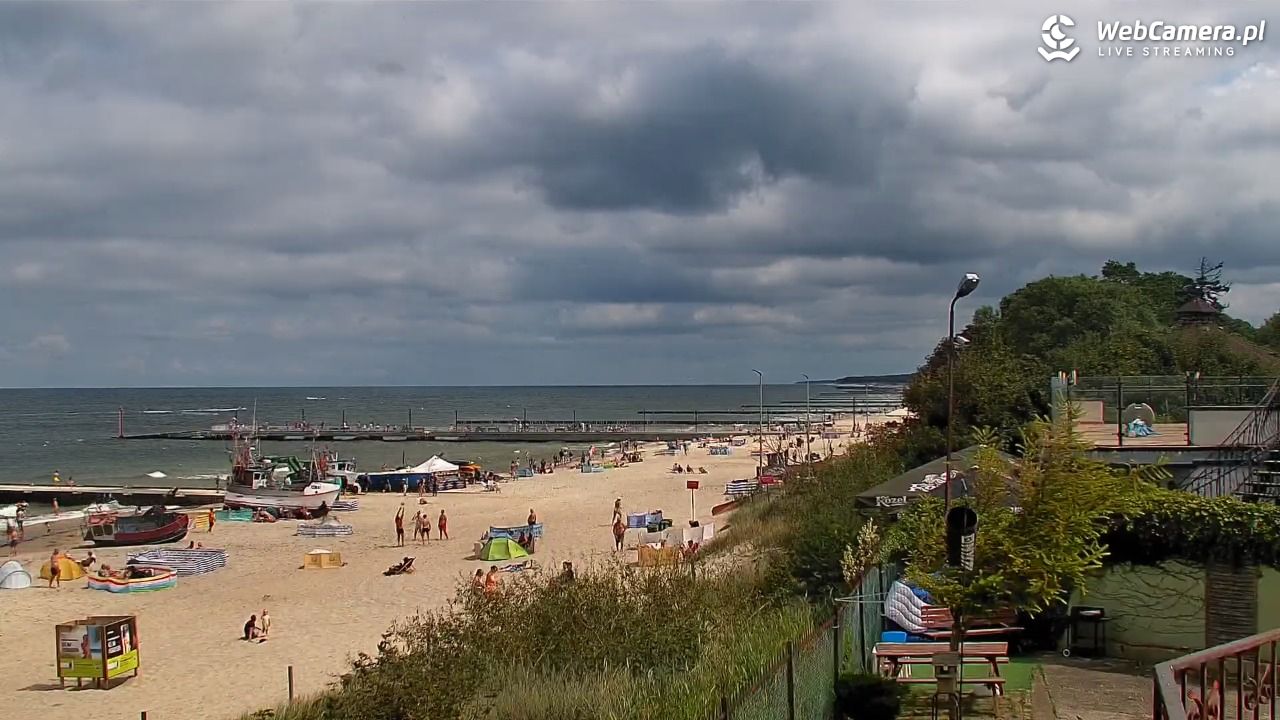 NIECHORZE - widok na plażę i morze - 01 sierpień 2025, 12:39