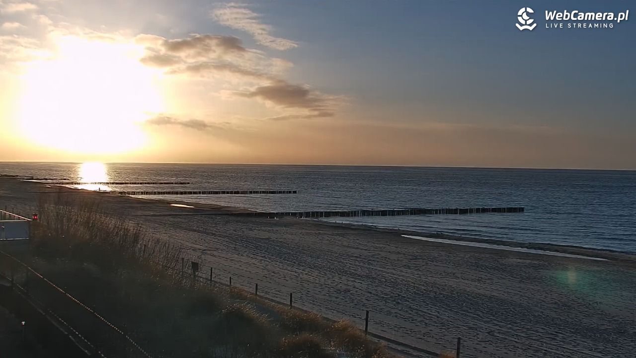 NIECHORZE - widok na plażę i morze - 29 marzec 2026, 18:55