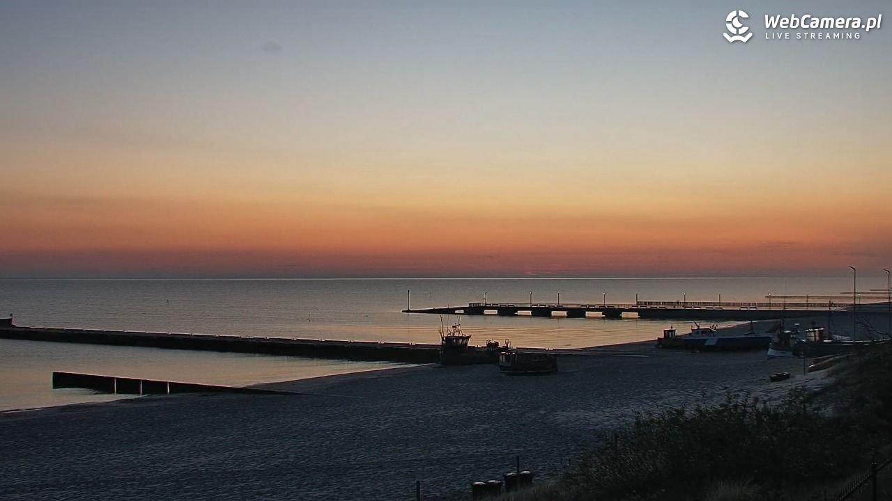 NIECHORZE - widok na plażę i morze - 16 maj 2026, 04:37