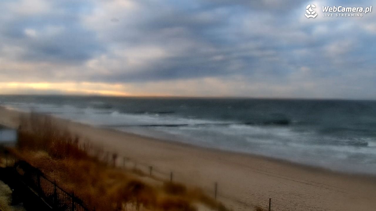 NIECHORZE - widok na plażę i morze - 29 grudzień 2025, 14:49