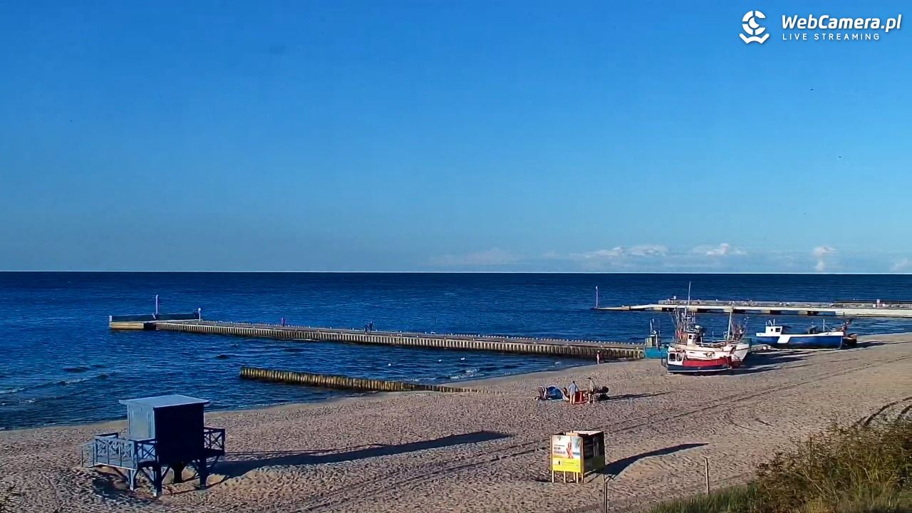 NIECHORZE - widok na plażę i morze - 15 wresień 2025, 18:02