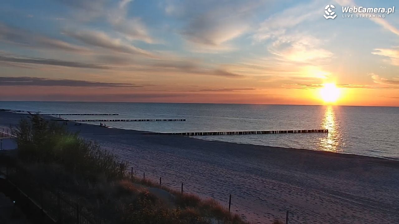 NIECHORZE - widok na plażę i morze - 15 maj 2026, 20:41