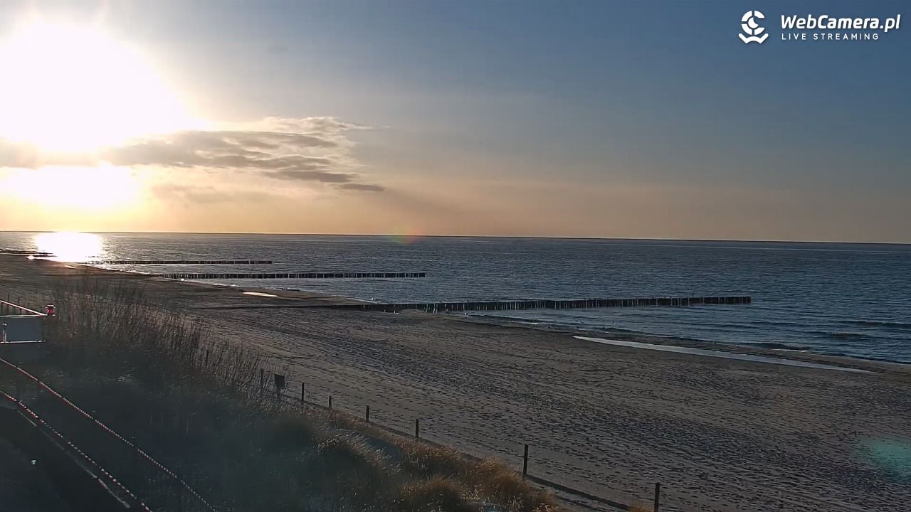 NIECHORZE - widok na plażę i morze - 29 marzec 2026, 18:41