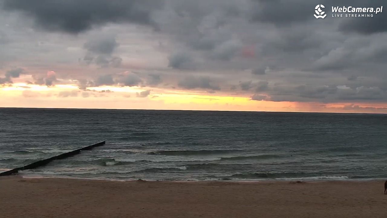 NIECHORZE - widok na plażę i morze - 02 lipiec 2026, 21:28