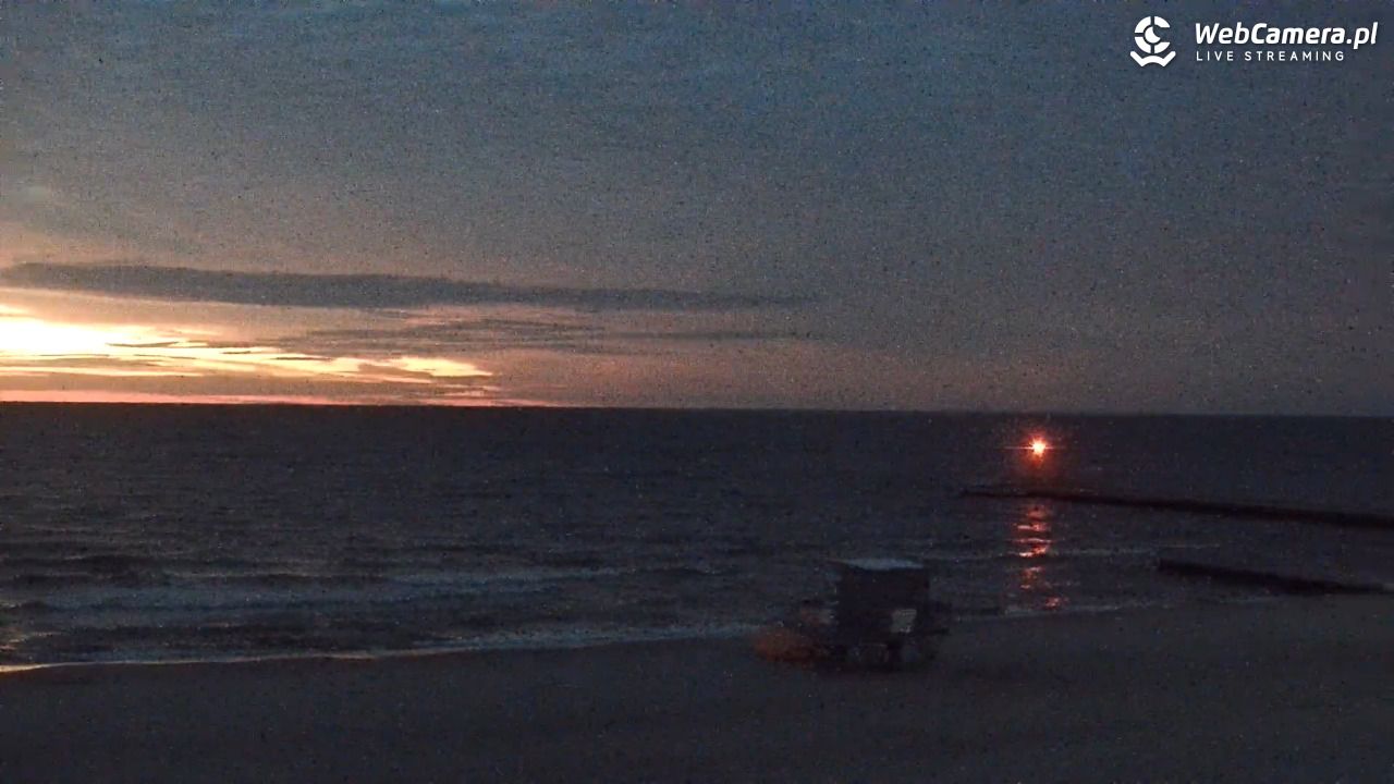 NIECHORZE - widok na plażę i morze - 01 lipiec 2026, 22:51