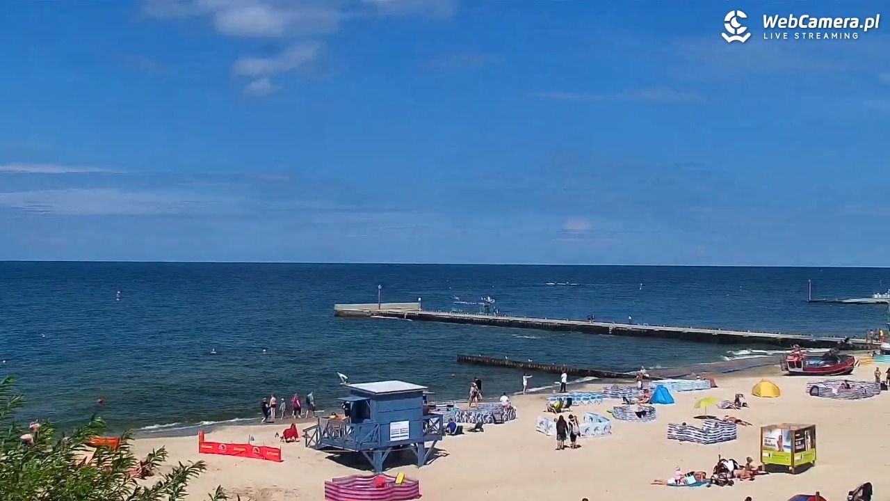 NIECHORZE - widok na plażę i morze - 01 sierpień 2025, 14:41