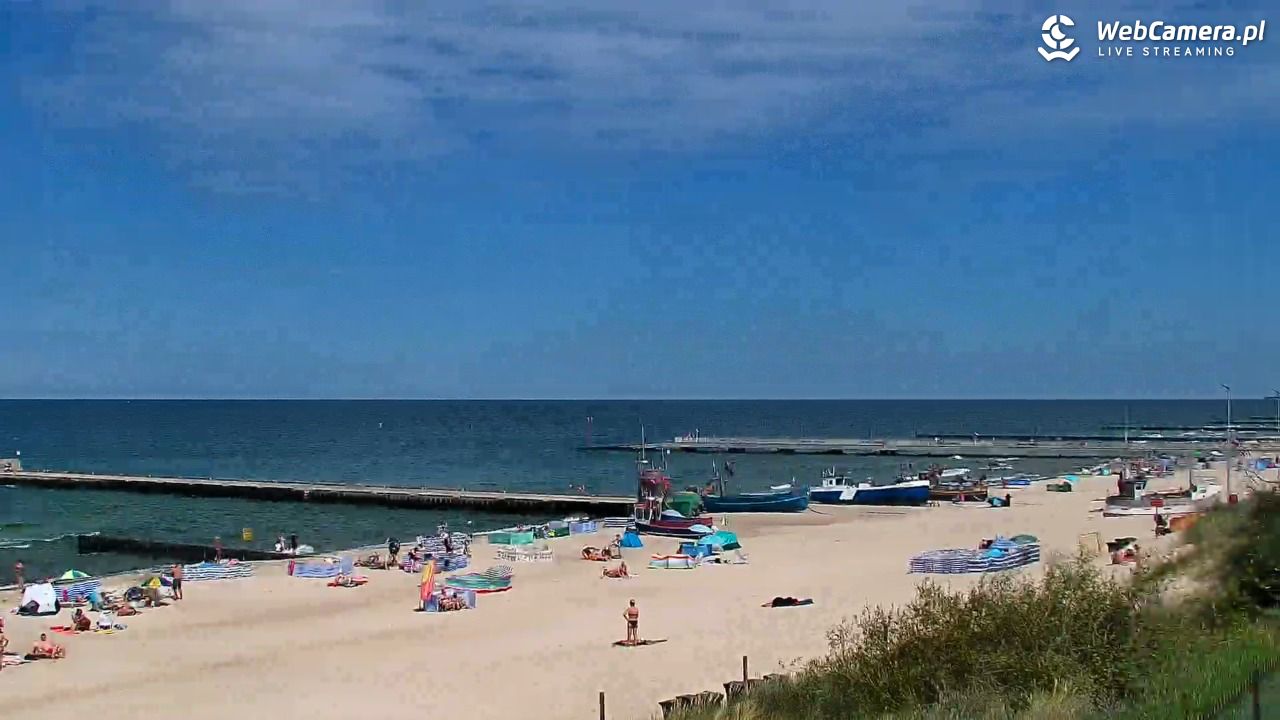 NIECHORZE - widok na plażę i morze - 02 lipiec 2026, 13:43