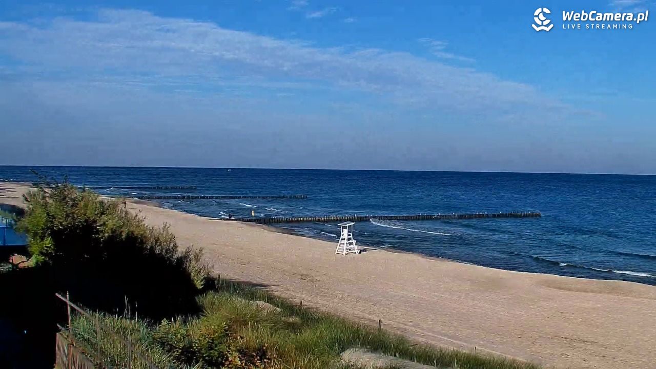 NIECHORZE - widok na plażę i morze - 01 październik 2026, 09:22