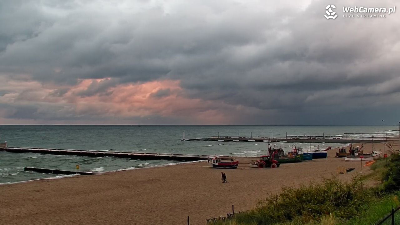 NIECHORZE - widok na plażę i morze - 02 lipiec 2026, 21:26