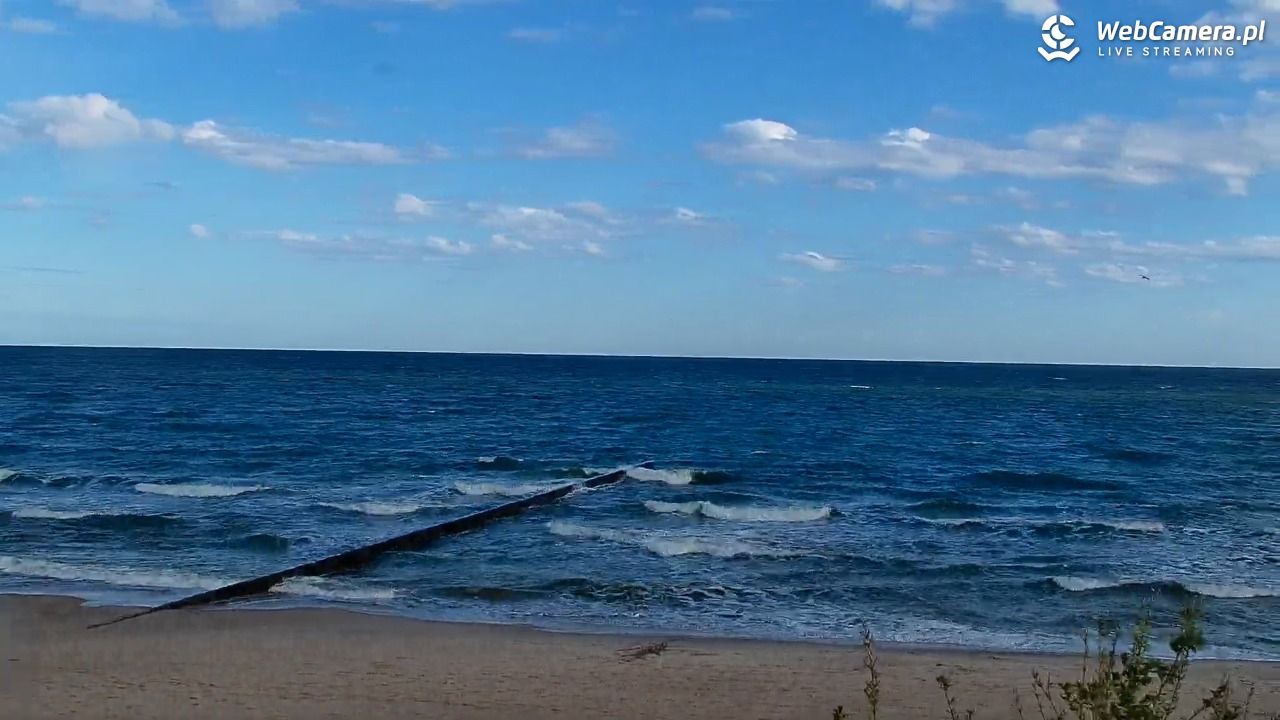 NIECHORZE - widok na plażę i morze - 16 maj 2025, 07:44
