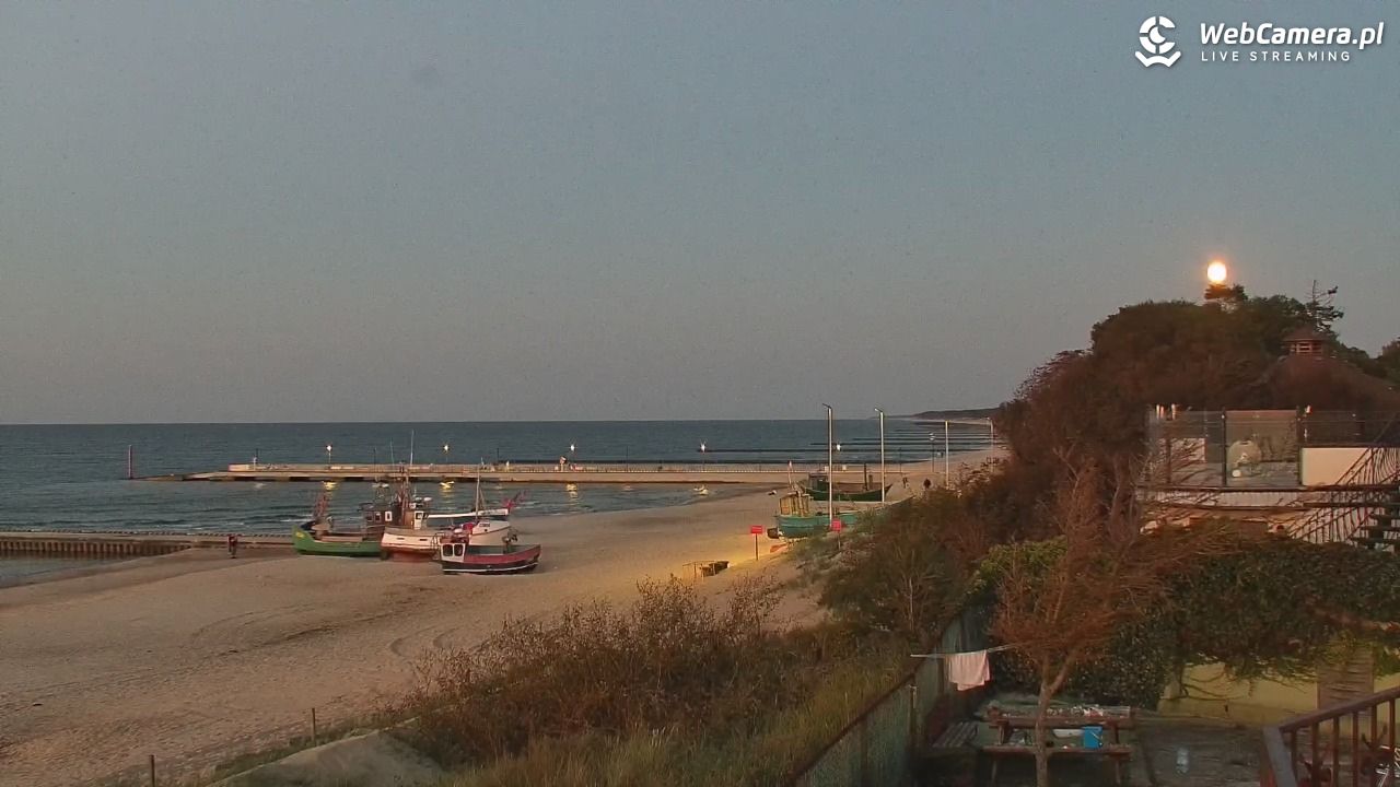 NIECHORZE - widok na plażę i morze - 27 wresień 2026, 19:12