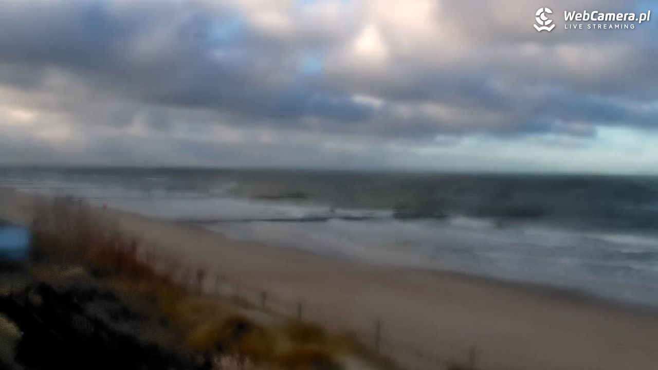 NIECHORZE - widok na plażę i morze - 29 grudzień 2025, 12:50