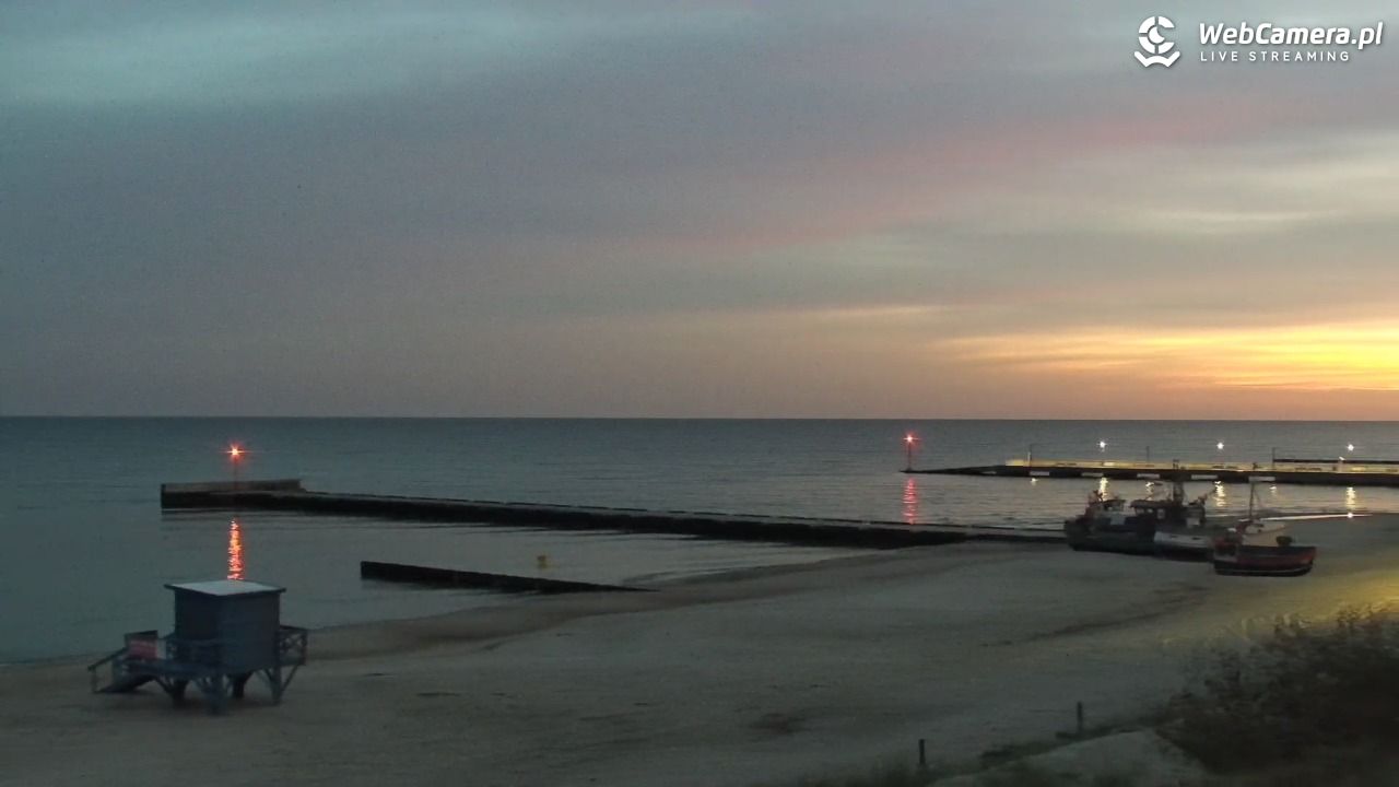 NIECHORZE - widok na plażę i morze - 30 wresień 2026, 06:29