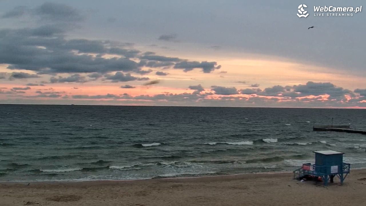 NIECHORZE - widok na plażę i morze - 16 sierpień 2026, 05:29