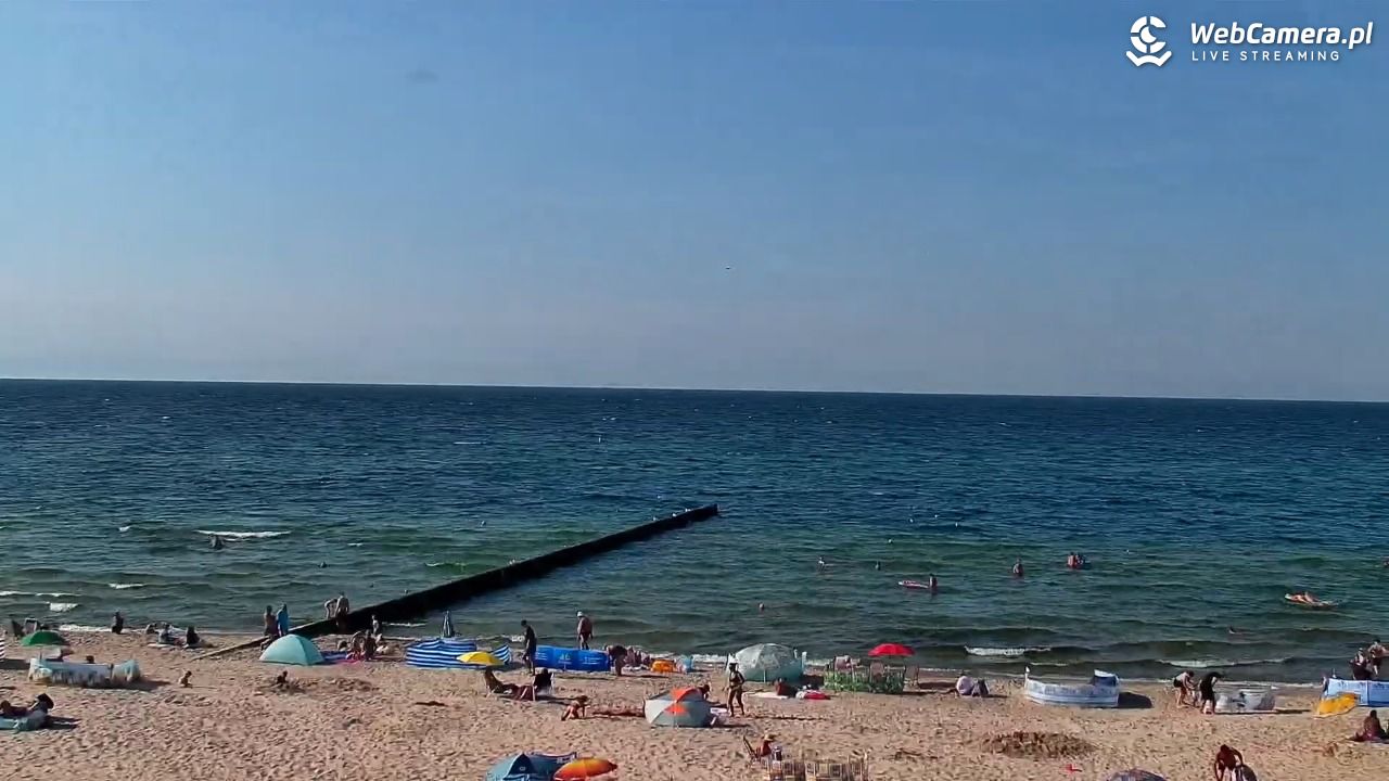 NIECHORZE - widok na plażę i morze - 15 sierpień 2026, 16:37