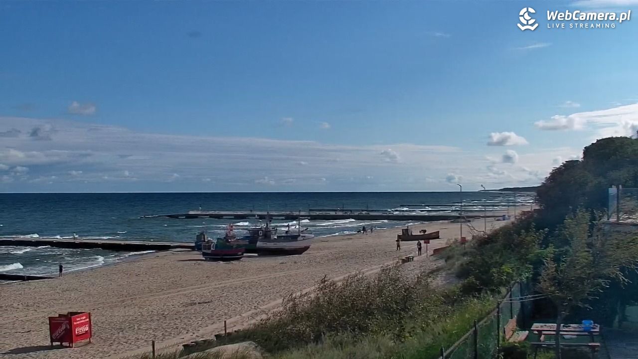 NIECHORZE - widok na plażę i morze - 17 sierpień 2026, 09:19