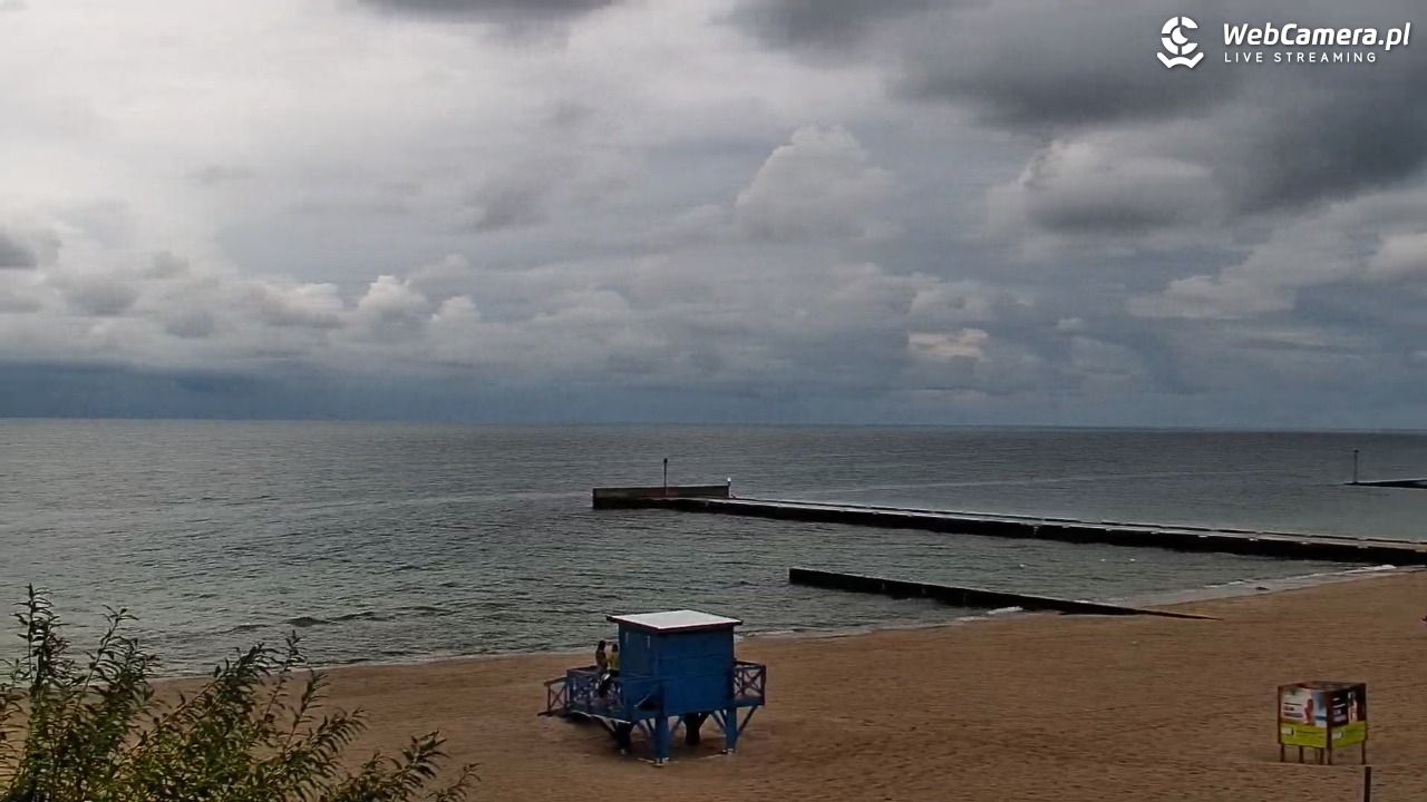 NIECHORZE - widok na plażę i morze - 14 wresień 2025, 17:30