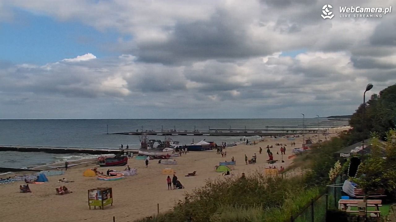 NIECHORZE - widok na plażę i morze - 01 sierpień 2025, 12:01