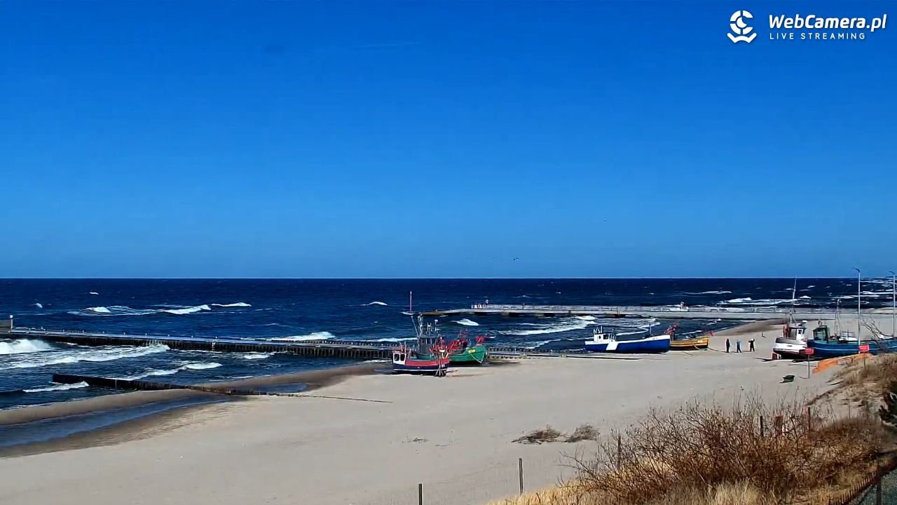 NIECHORZE - widok na plażę i morze - 04 kwiecień 2026, 15:00