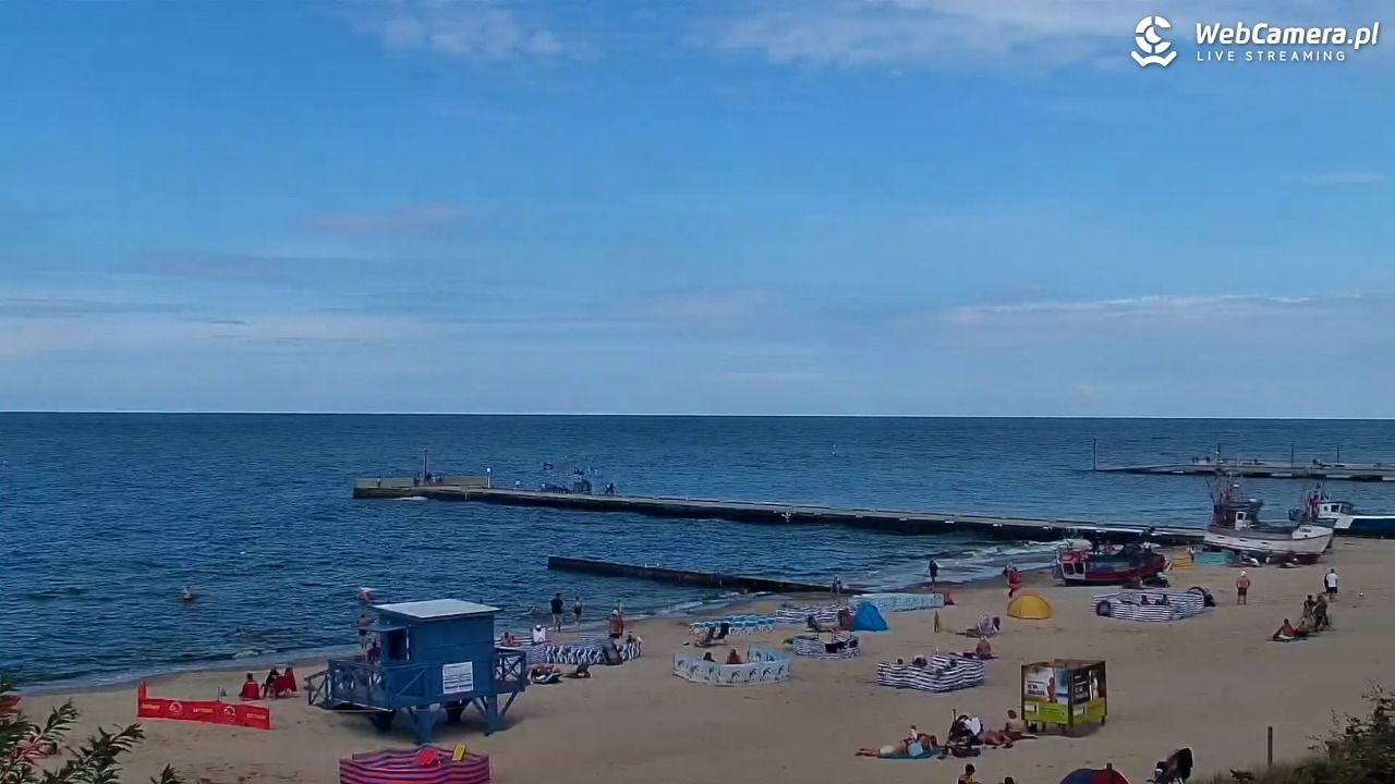 NIECHORZE - widok na plażę i morze - 01 sierpień 2025, 14:27