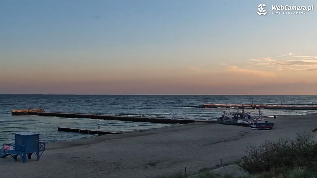 NIECHORZE - widok na plażę i morze - 01 październik 2026, 07:38