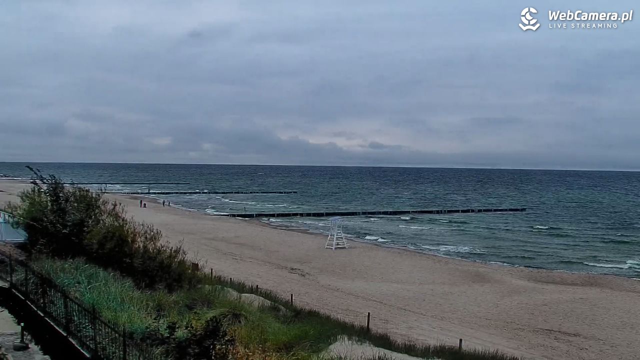 NIECHORZE - widok na plażę i morze - 02 październik 2026, 17:50