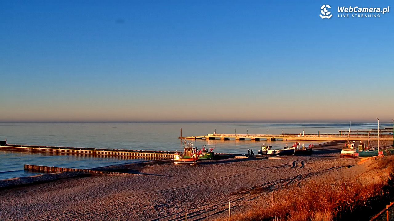 NIECHORZE - widok na plażę i morze - 01 kwiecień 2026, 19:15