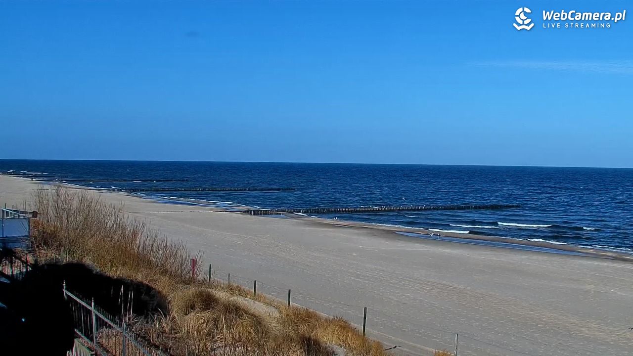 NIECHORZE - widok na plażę i morze - 29 marzec 2026, 10:19