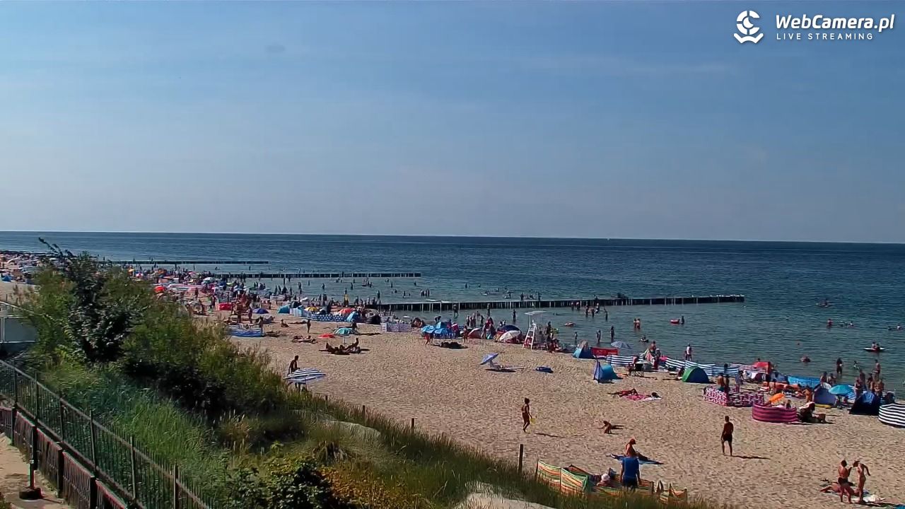 NIECHORZE - widok na plażę i morze - 15 sierpień 2026, 15:18