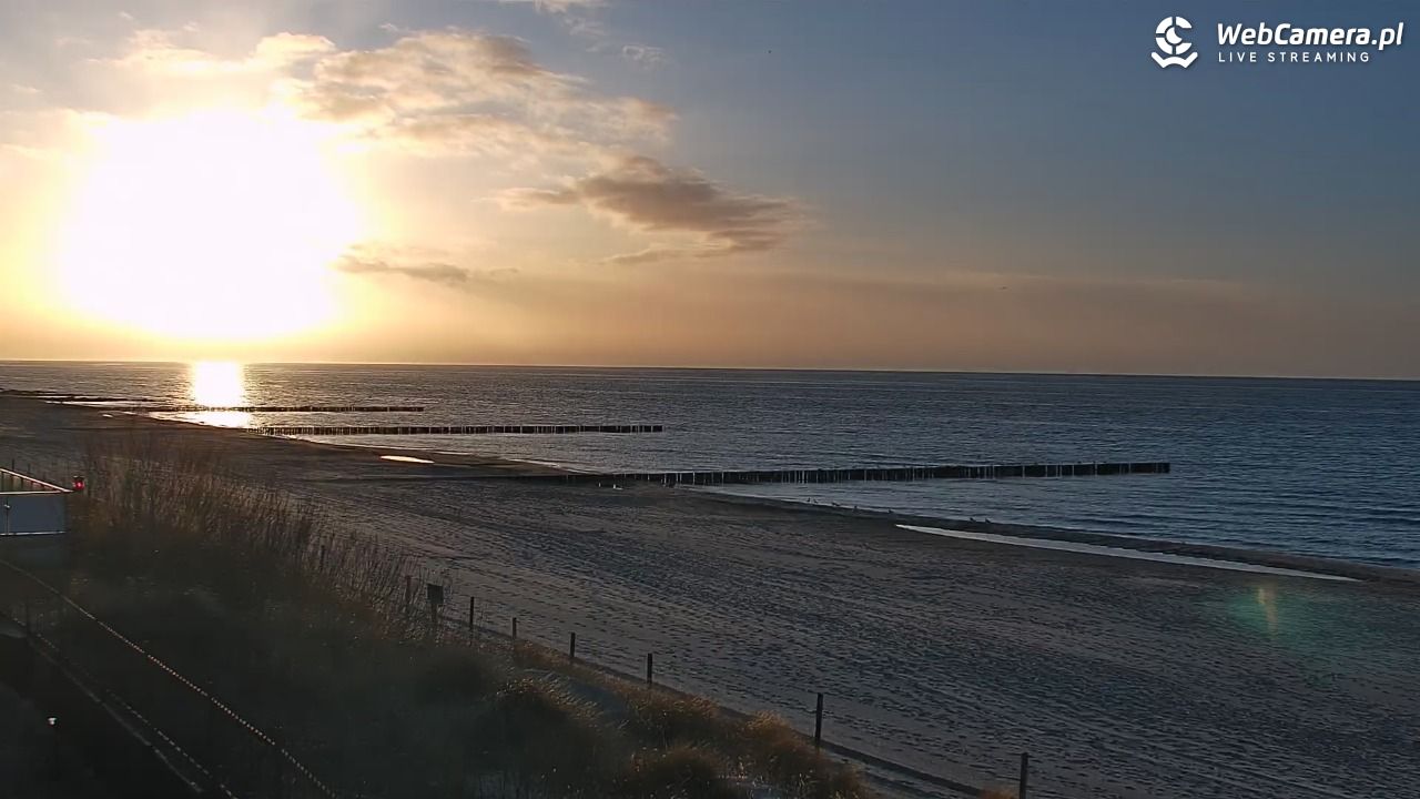 NIECHORZE - widok na plażę i morze - 29 marzec 2026, 18:57