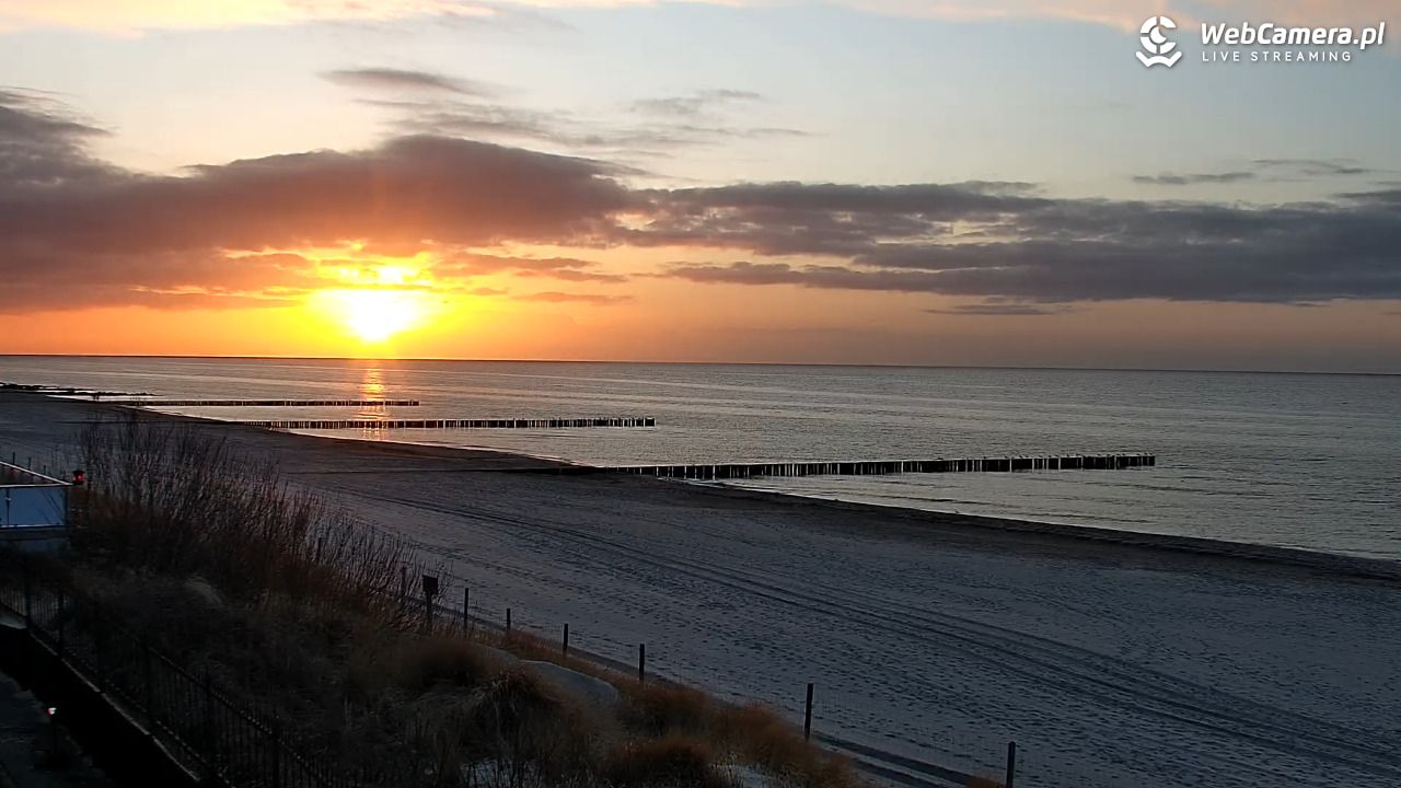 NIECHORZE - widok na plażę i morze - 30 marzec 2026, 19:21