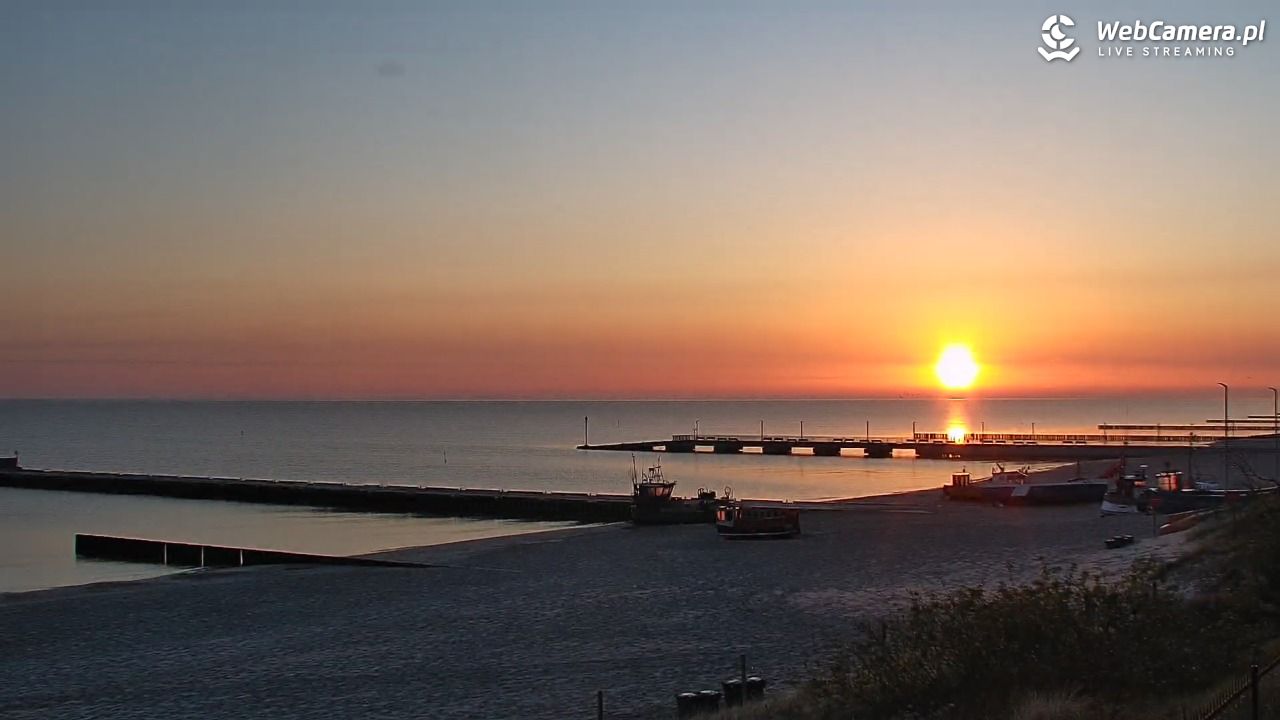 NIECHORZE - widok na plażę i morze - 16 maj 2026, 05:07