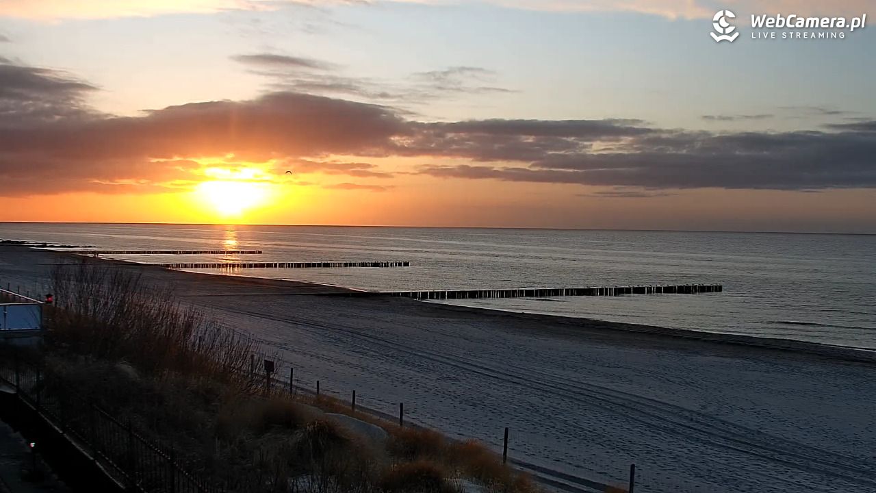 NIECHORZE - widok na plażę i morze - 30 marzec 2026, 19:21