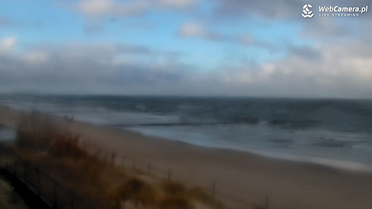 NIECHORZE - widok na plażę i morze - 29 grudzień 2025, 11:44