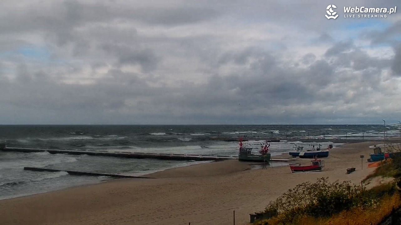 NIECHORZE - widok na plażę i morze - 15 maj 2025, 16:19
