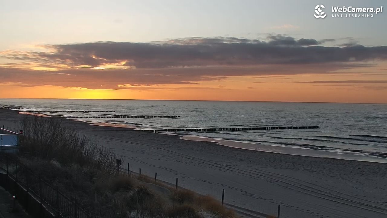 NIECHORZE - widok na plażę i morze - 31 marzec 2026, 19:16
