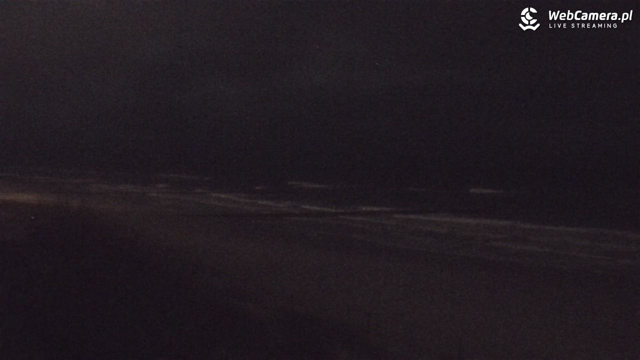 NIECHORZE - widok na plażę i morze - 28 grudzień 2025, 21:58