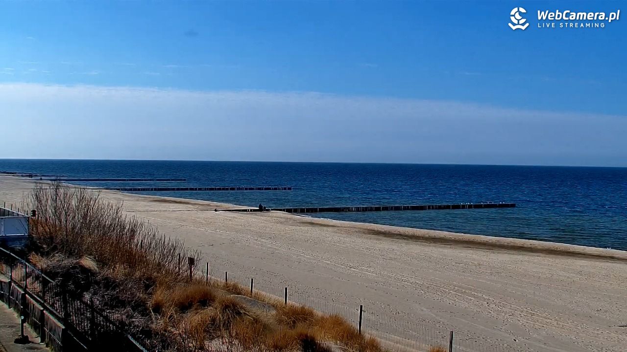 NIECHORZE - widok na plażę i morze - 02 kwiecień 2026, 14:45