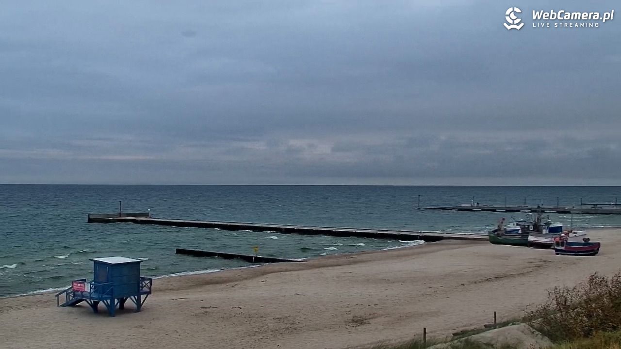 NIECHORZE - widok na plażę i morze - 02 październik 2026, 17:48