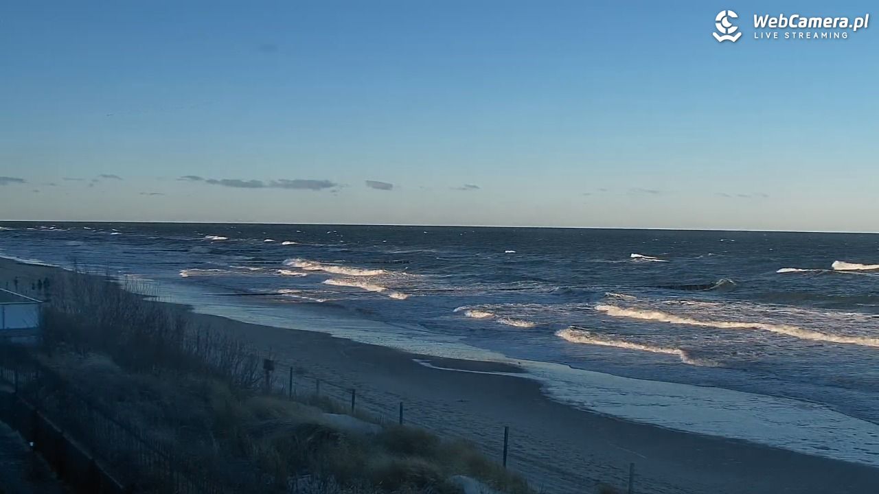 NIECHORZE - widok na plażę i morze - 28 grudzień 2025, 10:12