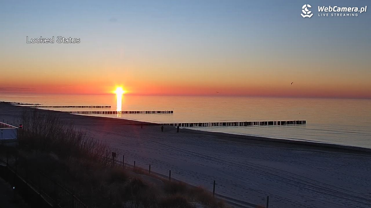 NIECHORZE - widok na plażę i morze - 01 kwiecień 2026, 19:32
