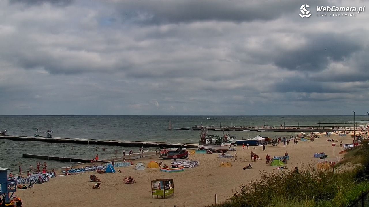NIECHORZE - widok na plażę i morze - 01 sierpień 2025, 12:42