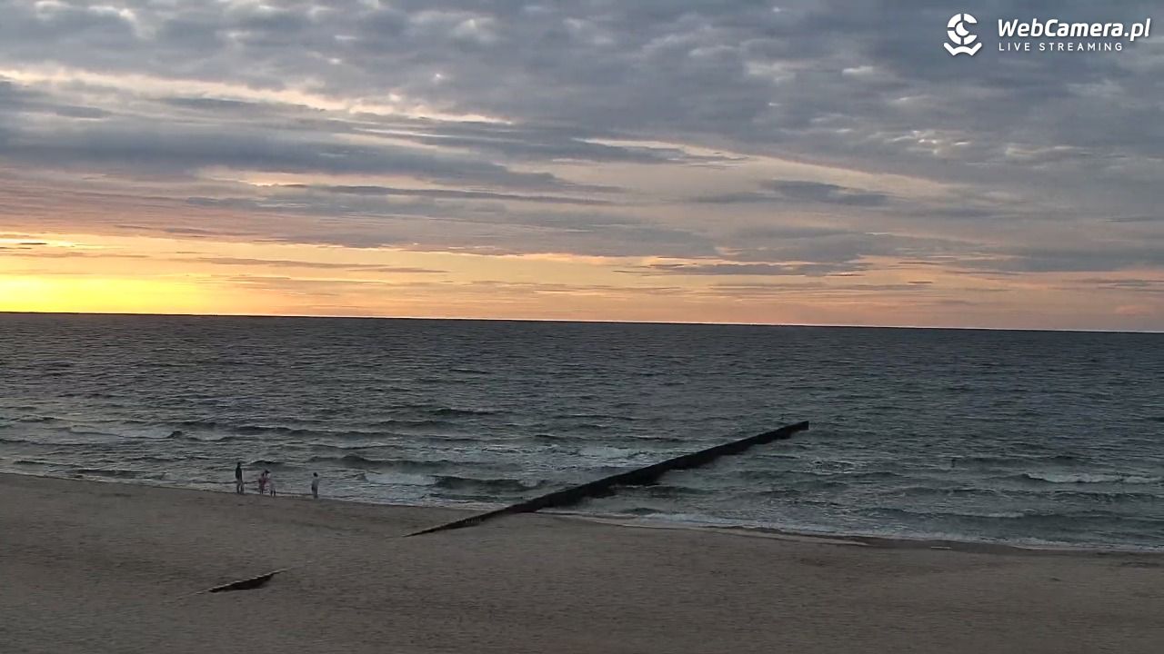 NIECHORZE - widok na plażę i morze - 01 lipiec 2026, 20:28