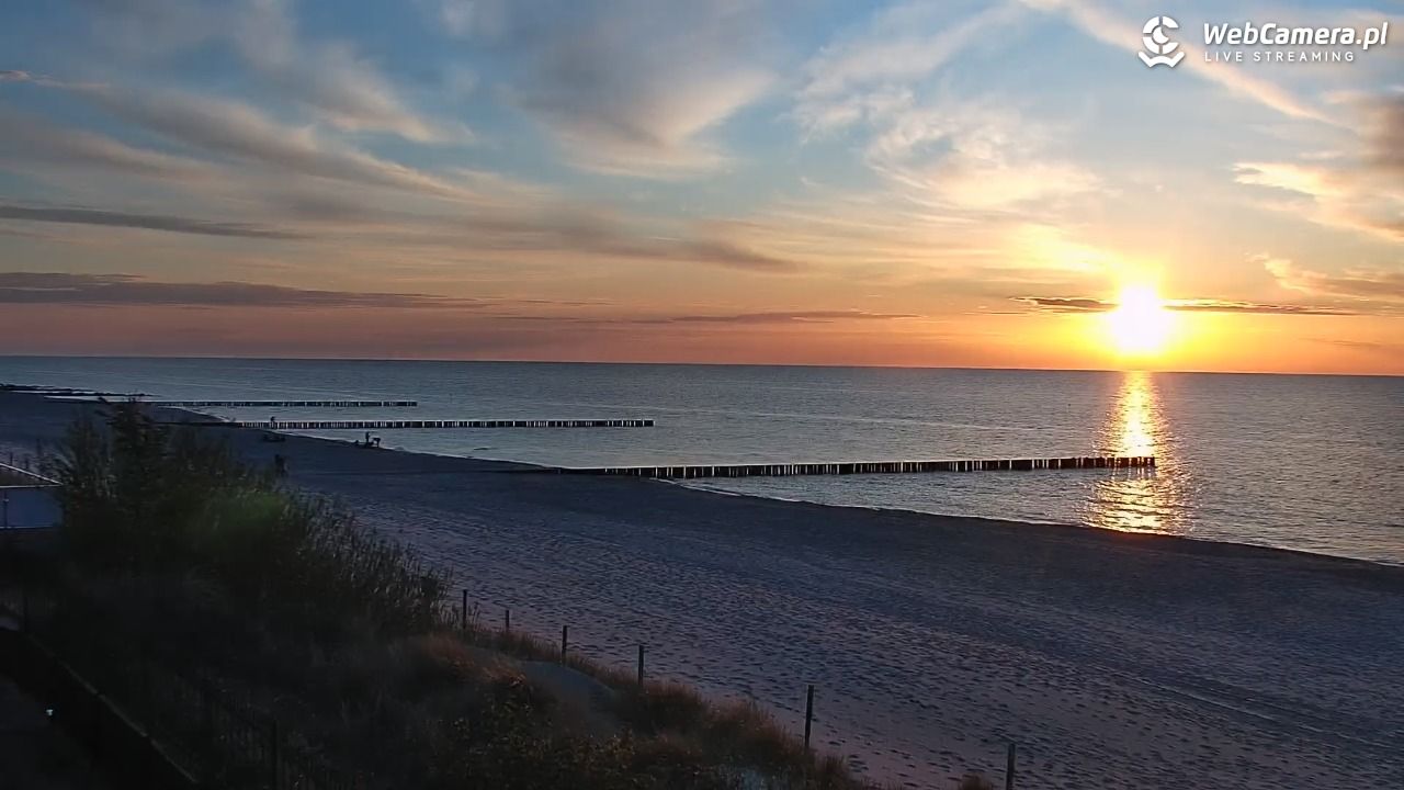 NIECHORZE - widok na plażę i morze - 15 maj 2026, 20:38