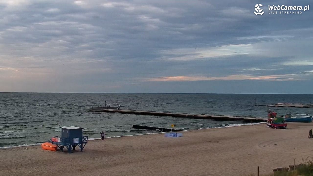 NIECHORZE - widok na plażę i morze - 01 lipiec 2026, 20:47