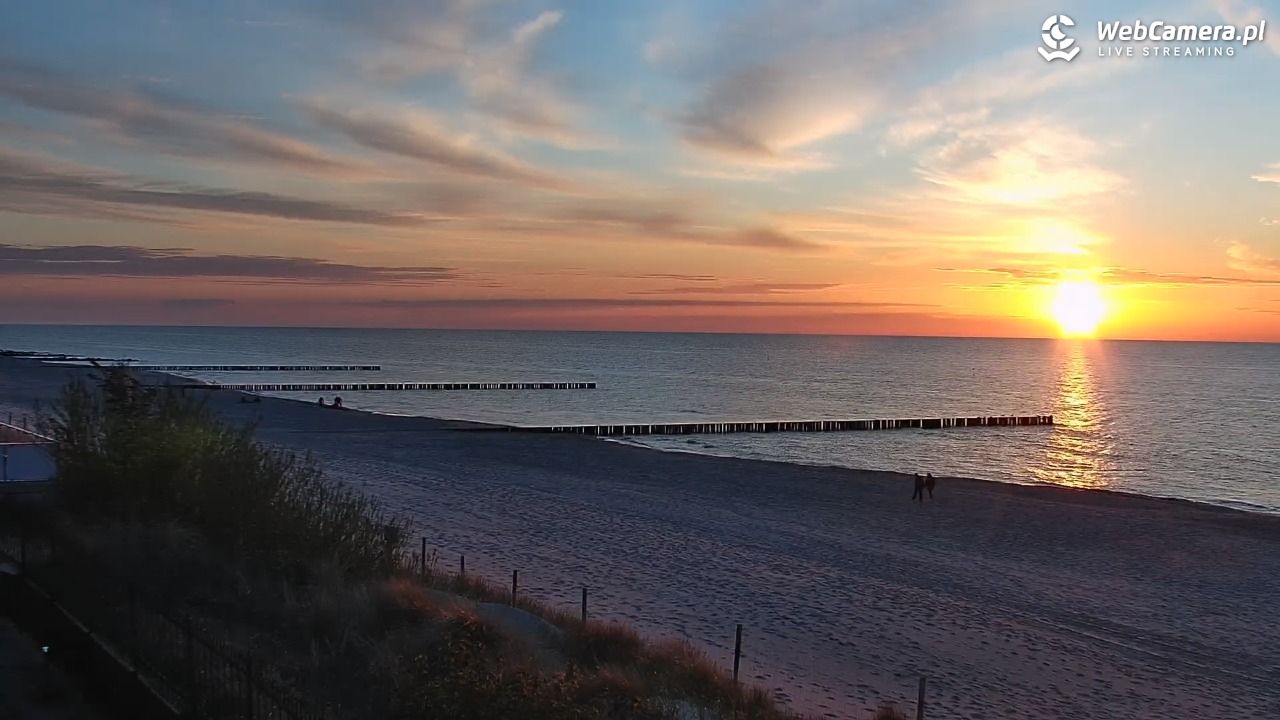 NIECHORZE - widok na plażę i morze - 15 maj 2026, 20:45