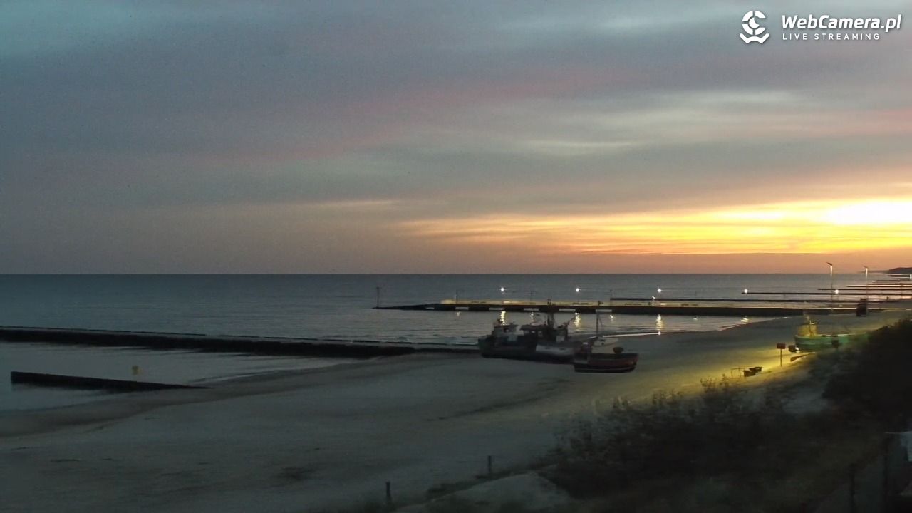 NIECHORZE - widok na plażę i morze - 30 wresień 2026, 06:29