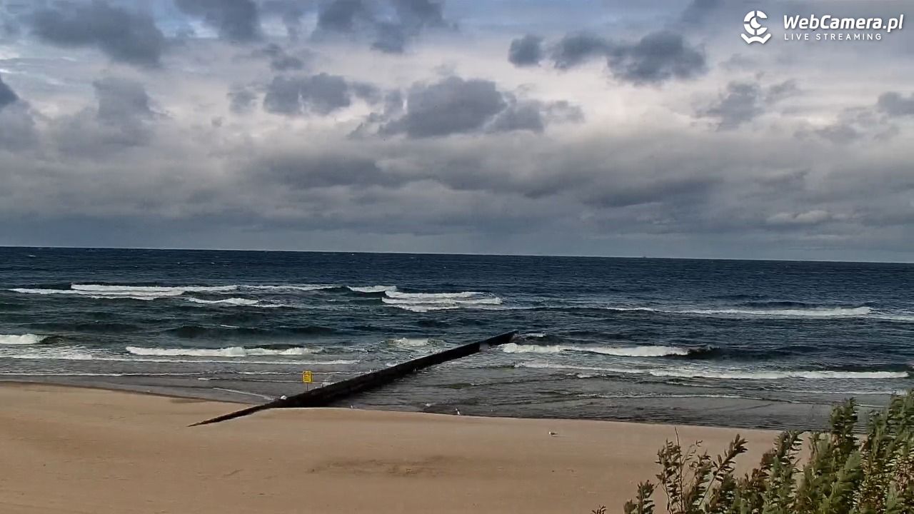 NIECHORZE - widok na plażę i morze - 16 wresień 2025, 14:09