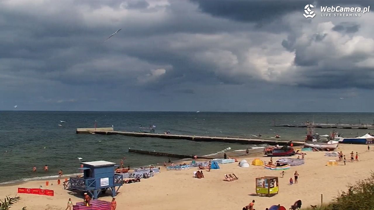 NIECHORZE - widok na plażę i morze - 01 sierpień 2025, 13:18